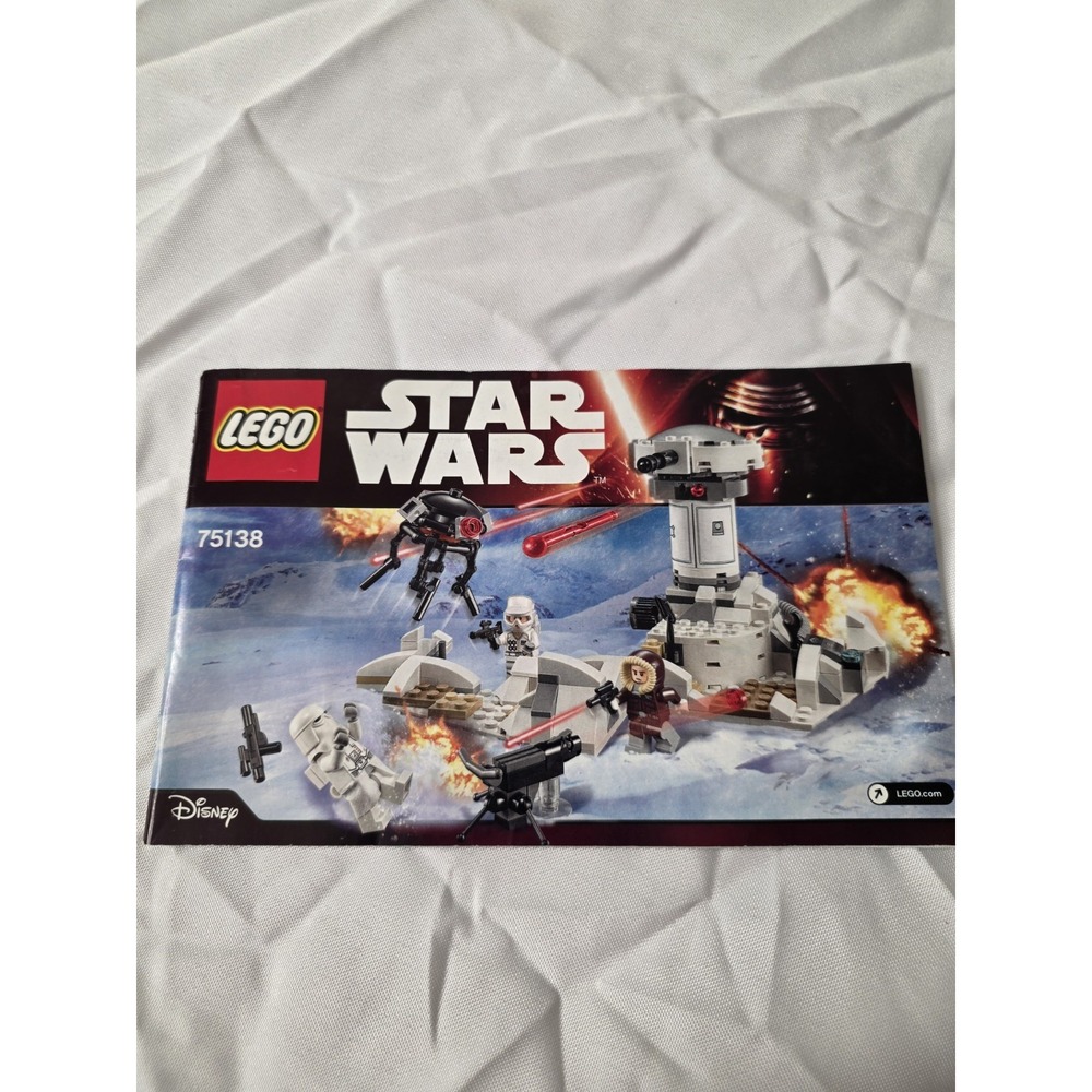LEGO Star Wars 75138 Hoth Attack Instruction Manual Booklet Only Illustrated